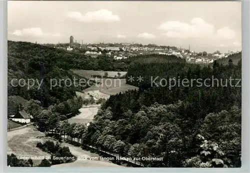 AK / Ansichtskarte Luedenscheid Blick vom Langen Nacken zur Oberstadt Luedenscheid