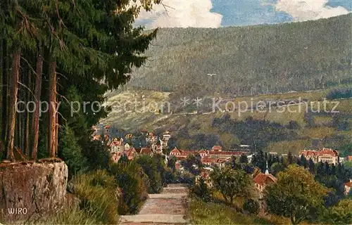 AK / Ansichtskarte Verlag_Wiedemann_WIRO_Nr. 2740 A Wildbad Schwarzwald  Verlag_Wiedemann_WIRO_Nr.