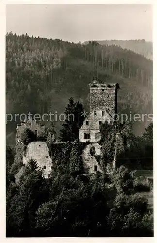 AK / Ansichtskarte Zavelstein Burgruine Zavelstein