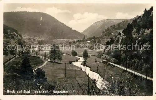 AK / Ansichtskarte Bad_Liebenzell Panorama Nagoldtal Kurort im Schwarzwald Bad_Liebenzell