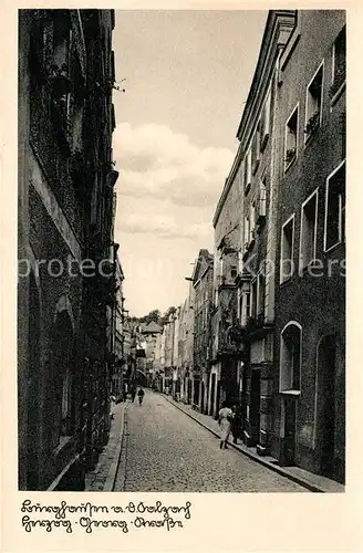 AK / Ansichtskarte Burghausen_Salzach Herzog Georg Strasse Burghausen Salzach