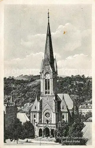 AK / Ansichtskarte Triebischtal Lutherkirche Triebischtal