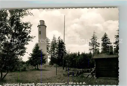 AK / Ansichtskarte Luedenscheid Homert Aussichtsturm Luedenscheid