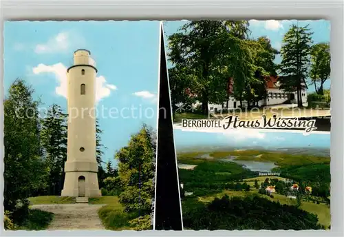 AK / Ansichtskarte Luedenscheid Berghotel Haus Wissing Homertturm Luedenscheid