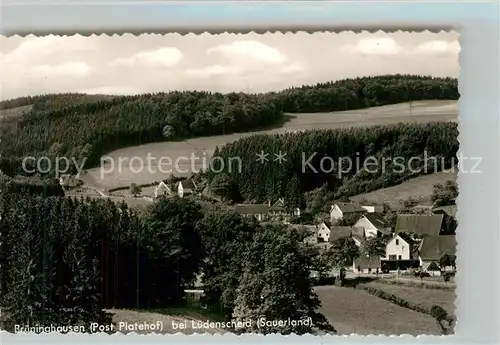 AK / Ansichtskarte Brueninghausen Platerhof bei Luedenscheid Brueninghausen