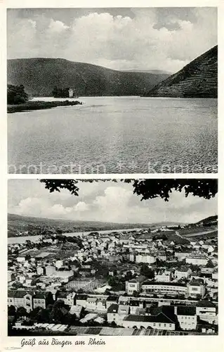 AK / Ansichtskarte Bingen_Rhein Panorama Bingen Rhein