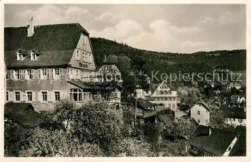 AK / Ansichtskarte Liebenzell_Bad Gasthaus Hirsch Liebenzell_Bad