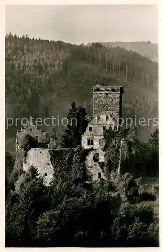 AK / Ansichtskarte Zavelstein Burgruine Zavelstein