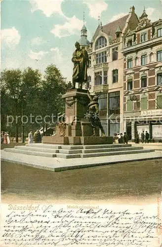 AK / Ansichtskarte Duesseldorf Moltke Denkmal Duesseldorf