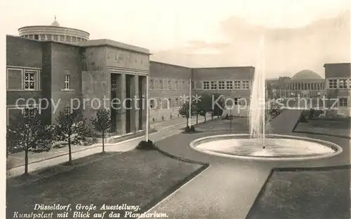 AK / Ansichtskarte Duesseldorf Kunstpalast Planatarium Duesseldorf