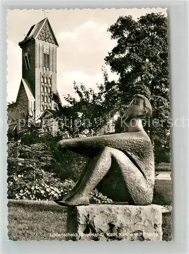 AK / Ansichtskarte Luedenscheid Plastik Kirche Luedenscheid