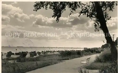 AK / Ansichtskarte Scharbeutz_Ostseebad Strandpromenade Scharbeutz_Ostseebad