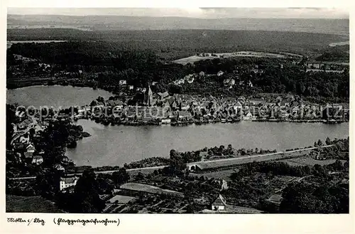 AK / Ansichtskarte Moelln_Lauenburg Fliegeraufnahme Moelln_Lauenburg