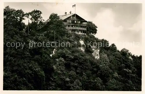 AK / Ansichtskarte Bingen_Rhein Waldschaenke Schweizerhaus Bingen Rhein