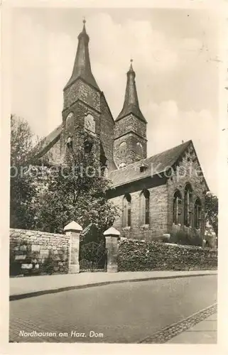 AK / Ansichtskarte Nordhausen_Thueringen Dom Nordhausen Thueringen