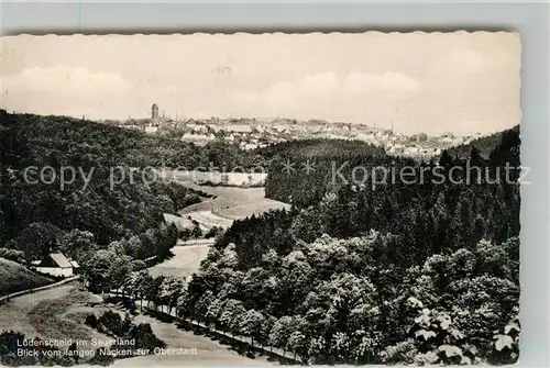 AK / Ansichtskarte Luedenscheid Blick vom langen Nacken zur Oberstadt Luedenscheid