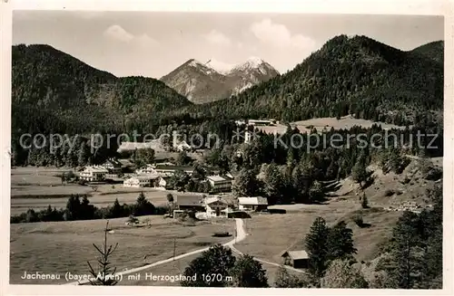 AK / Ansichtskarte Jachenau Panorama Herzogstand Jachenau