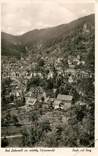 AK / Ansichtskarte Bad_Liebenzell Panorama Burg Bad_Liebenzell