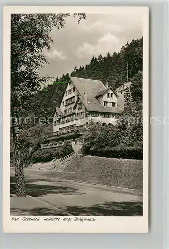 AK / Ansichtskarte Bad_Liebenzell Heilstaette Hugo Schaeffer Haus Kurort im Schwarzwald Bad_Liebenzell