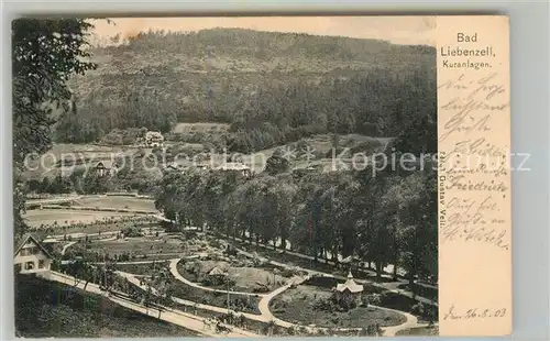 AK / Ansichtskarte Bad_Liebenzell Kuranlagen Kurort im Schwarzwald Bad_Liebenzell