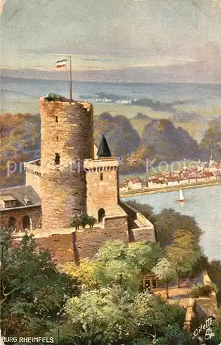 AK / Ansichtskarte Verlag_Tucks_Oilette_Nr. 679 B Burg Rheinfels  Verlag_Tucks_Oilette_Nr.