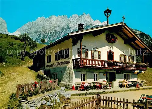 AK / Ansichtskarte Ellmau_Tirol Alpengasthof Wochenbrunn Ellmau Tirol