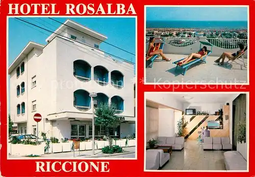 AK / Ansichtskarte Riccione Hotel Rosalba Riccione