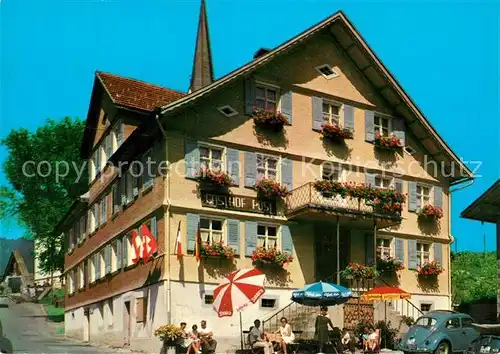 AK / Ansichtskarte Egg_Bregenzerwald Gasthaus Post  Egg_Bregenzerwald