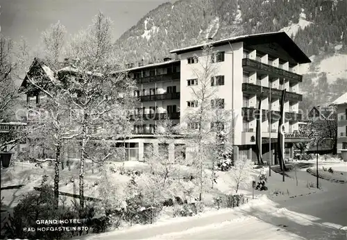 AK / Ansichtskarte Bad_Hofgastein Grand Hotel  Bad_Hofgastein