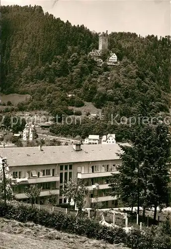 AK / Ansichtskarte Bad_Liebenzell Blick zur Burg Kurort im Schwarzwald Bad_Liebenzell