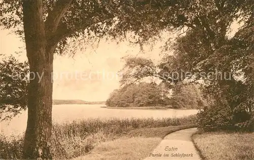 AK / Ansichtskarte Eutin Schlosspark Eutin