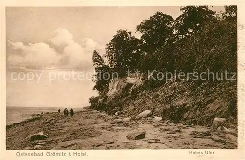 AK / Ansichtskarte Groemitz_Ostseebad Hohes Ufer Groemitz_Ostseebad