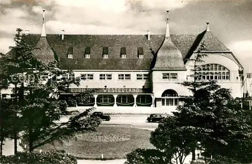 AK / Ansichtskarte Westerland_Sylt Kurhaus Casino Westerland_Sylt