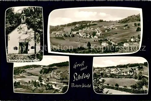 AK / Ansichtskarte Schlag_Grafenau Kapelle Panorama Schlag_Grafenau