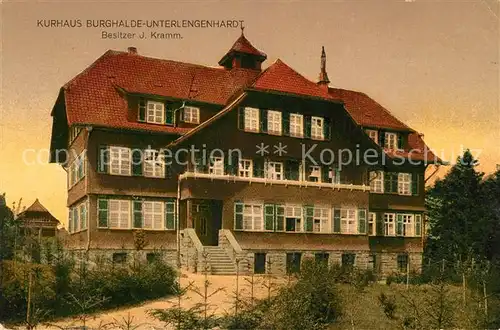 AK / Ansichtskarte Unterlengenhardt Erholungsheim Burghalde Kurort im Schwarzwald Unterlengenhardt