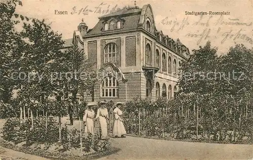 AK / Ansichtskarte Essen_Ruhr Stadtgarten Rosenplatz Essen_Ruhr