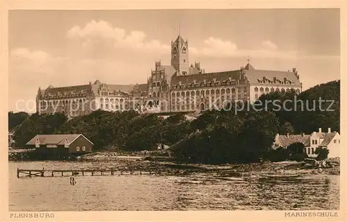 AK / Ansichtskarte Flensburg Marineschule Flensburg