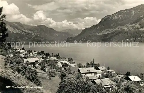 AK / Ansichtskarte Niederried am Brienzersee Niederried