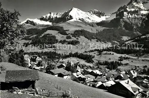 AK / Ansichtskarte Adelboden mit Bonderspitz Kleinlohner und Bonderkrinde Adelboden