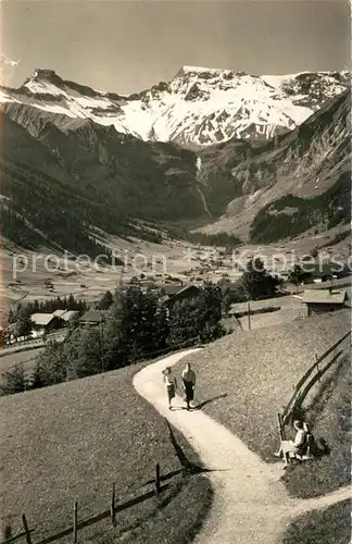 AK / Ansichtskarte Adelboden Blick auf Steghorn und Wildstrubel Adelboden