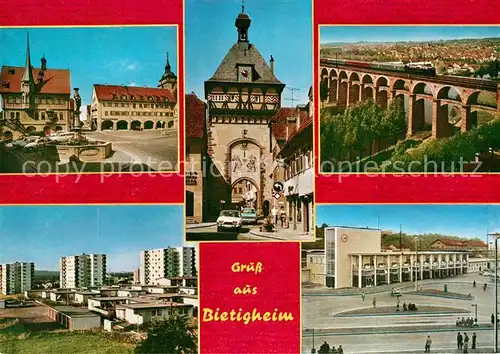 AK / Ansichtskarte Bietigheim Bissingen Bruecke Tor  Bietigheim Bissingen