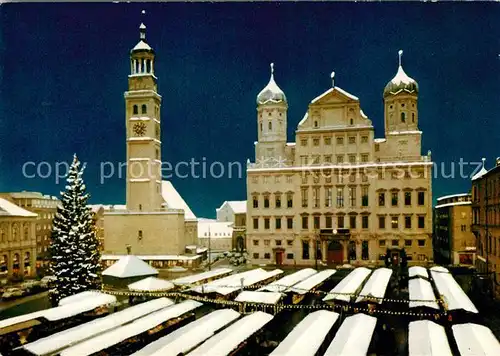 AK / Ansichtskarte Augsburg Christusmarkt Augsburg