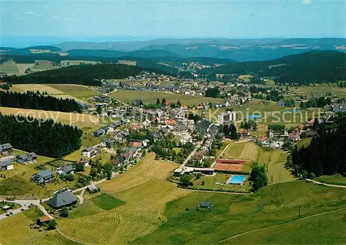 AK / Ansichtskarte Schoenwald_Schwarzwald Fliegeraufnahme Schoenwald Schwarzwald