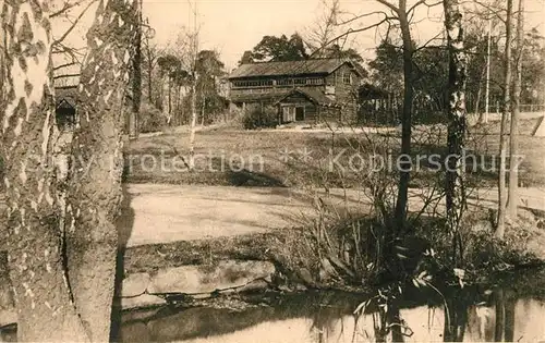 AK / Ansichtskarte Skansen_Stockholm Holzhaus im Park Skansen_Stockholm