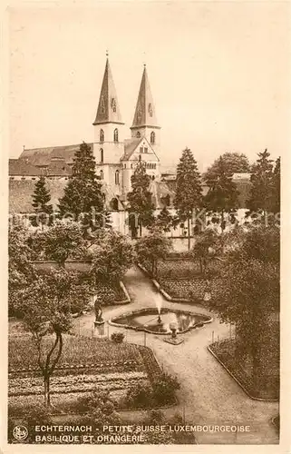 AK / Ansichtskarte Echternach Basilique et Orangerie Echternach