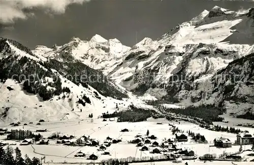 AK / Ansichtskarte Kandersteg_BE Bluemlisalp und Doldenhoerner Kandersteg_BE