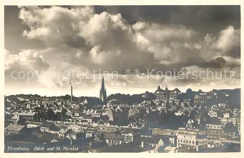 AK / Ansichtskarte Flensburg Sankt Nicolai Flensburg