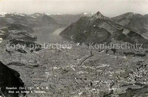 AK / Ansichtskarte Schwyz Rotenfluh Talboden Schwyz