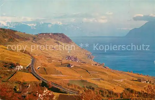 AK / Ansichtskarte Lavaux_VD Panorama Lavaux_VD