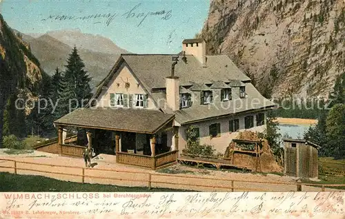 AK / Ansichtskarte Wimbach_Ramsau Schloss Wimbach Ramsau